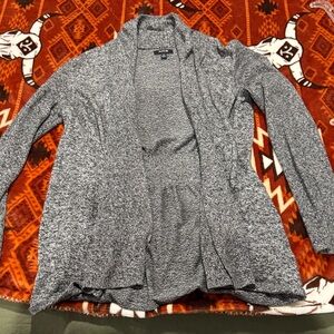 Apt. 9 Heather Gray Open-Front Women's Cardigan